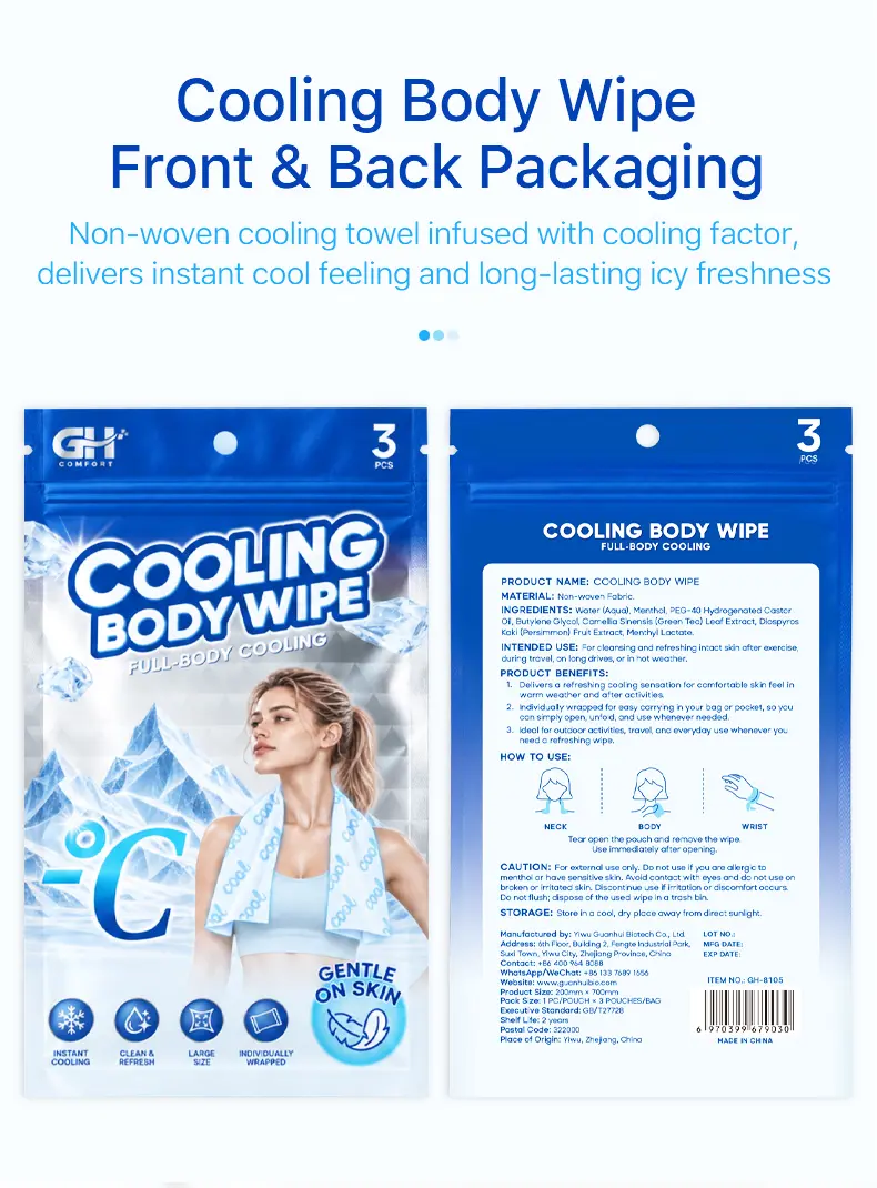 cooling body wipe gh 8105 03