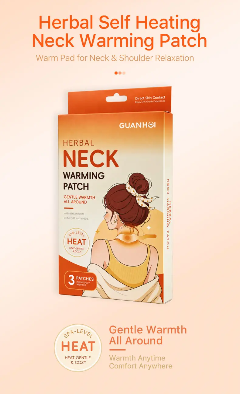 herbal self heating neck warming patch gh 8121 02