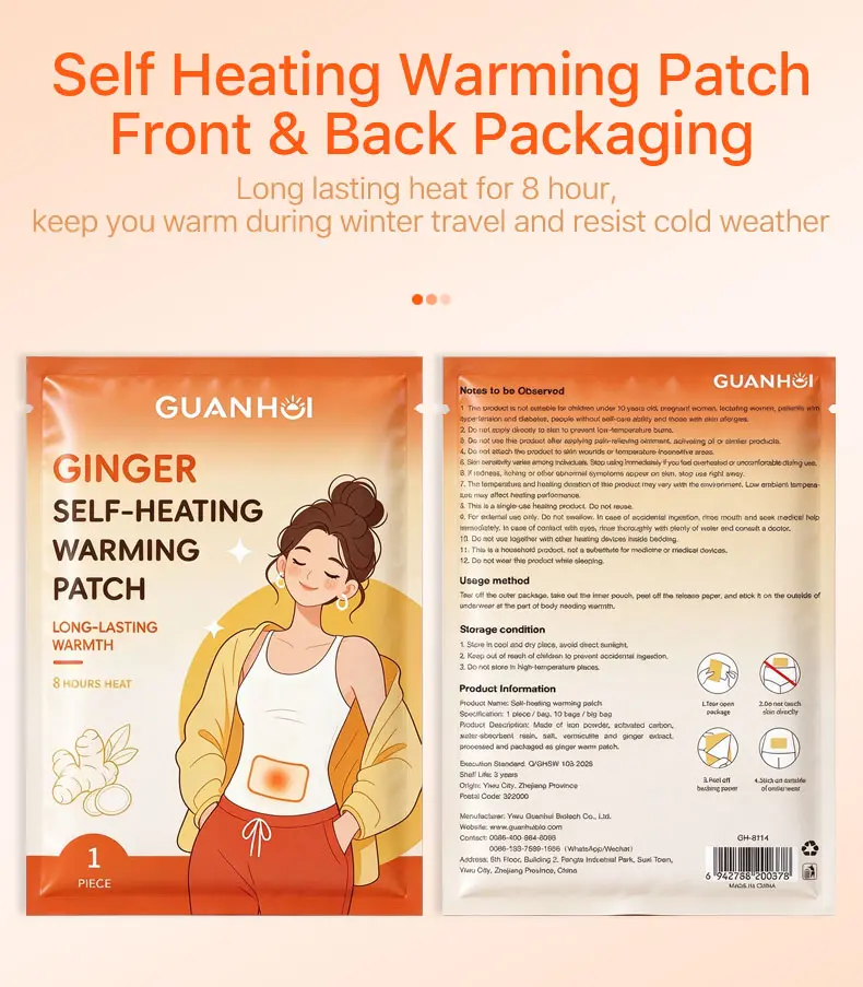self heating warming patch gh 8114 04